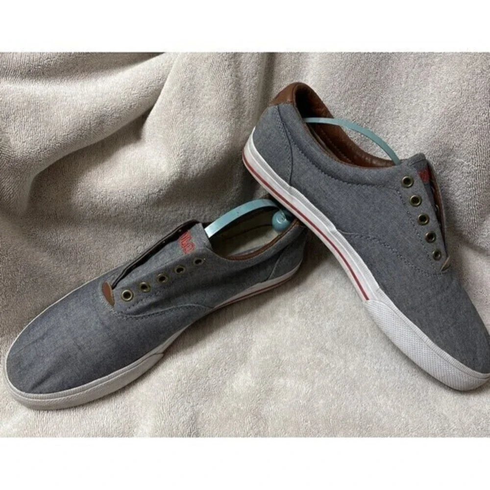 Polo Ralph Lauren Gray Slip On Shoes Men's Size 12D‎